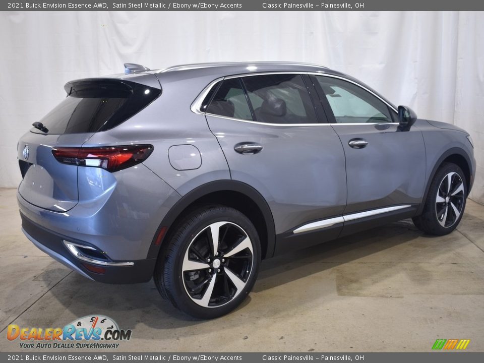 2021 Buick Envision Essence AWD Satin Steel Metallic / Ebony w/Ebony Accents Photo #2