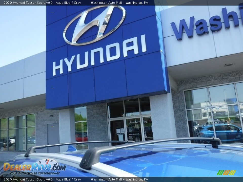 2020 Hyundai Tucson Sport AWD Aqua Blue / Gray Photo #4