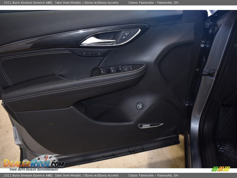 2021 Buick Envision Essence AWD Satin Steel Metallic / Ebony w/Ebony Accents Photo #9
