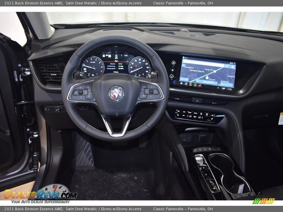 2021 Buick Envision Essence AWD Satin Steel Metallic / Ebony w/Ebony Accents Photo #11