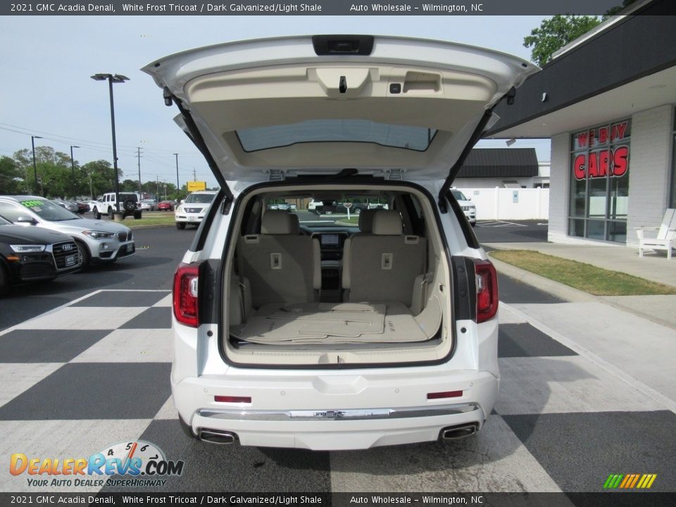 2021 GMC Acadia Denali White Frost Tricoat / Dark Galvanized/Light Shale Photo #5
