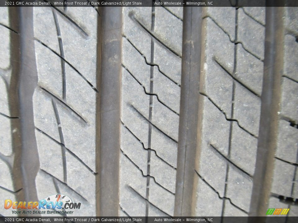 2021 GMC Acadia Denali White Frost Tricoat / Dark Galvanized/Light Shale Photo #8