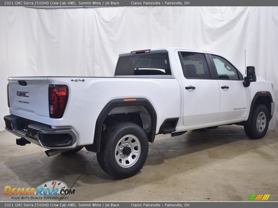 2021 GMC Sierra 2500HD Crew Cab 4WD Summit White / Jet Black Photo #2