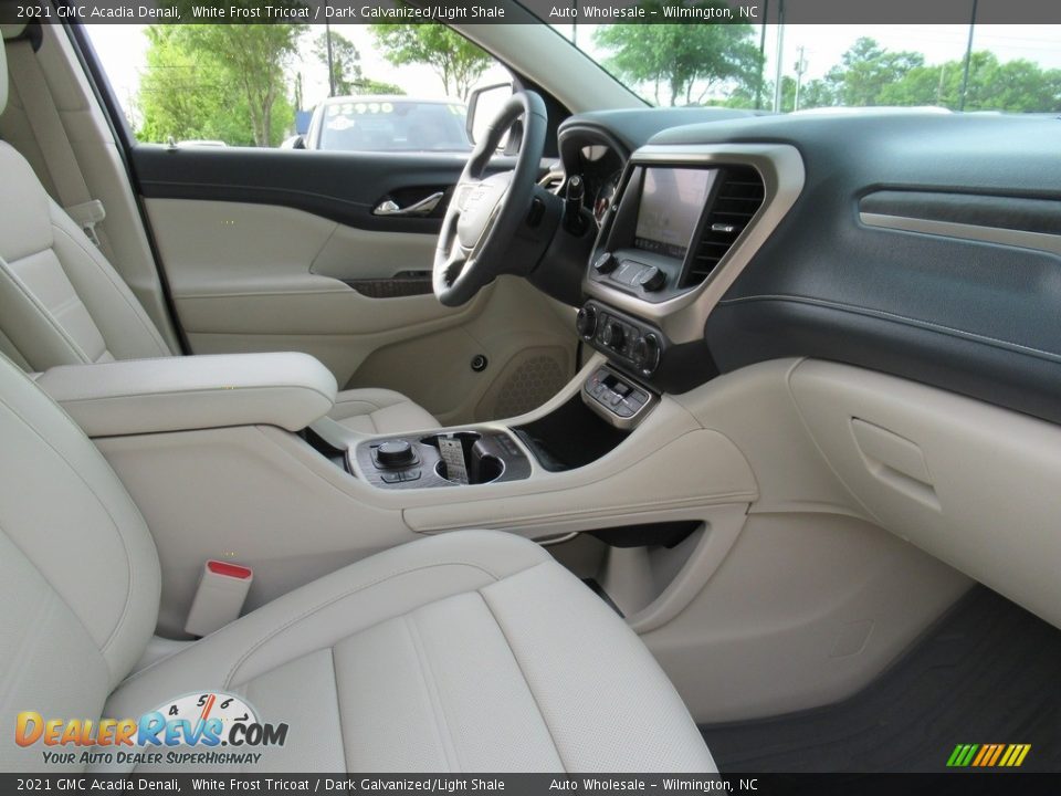 2021 GMC Acadia Denali White Frost Tricoat / Dark Galvanized/Light Shale Photo #11