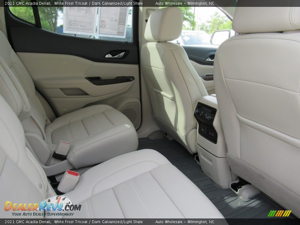 2021 GMC Acadia Denali White Frost Tricoat / Dark Galvanized/Light Shale Photo #12