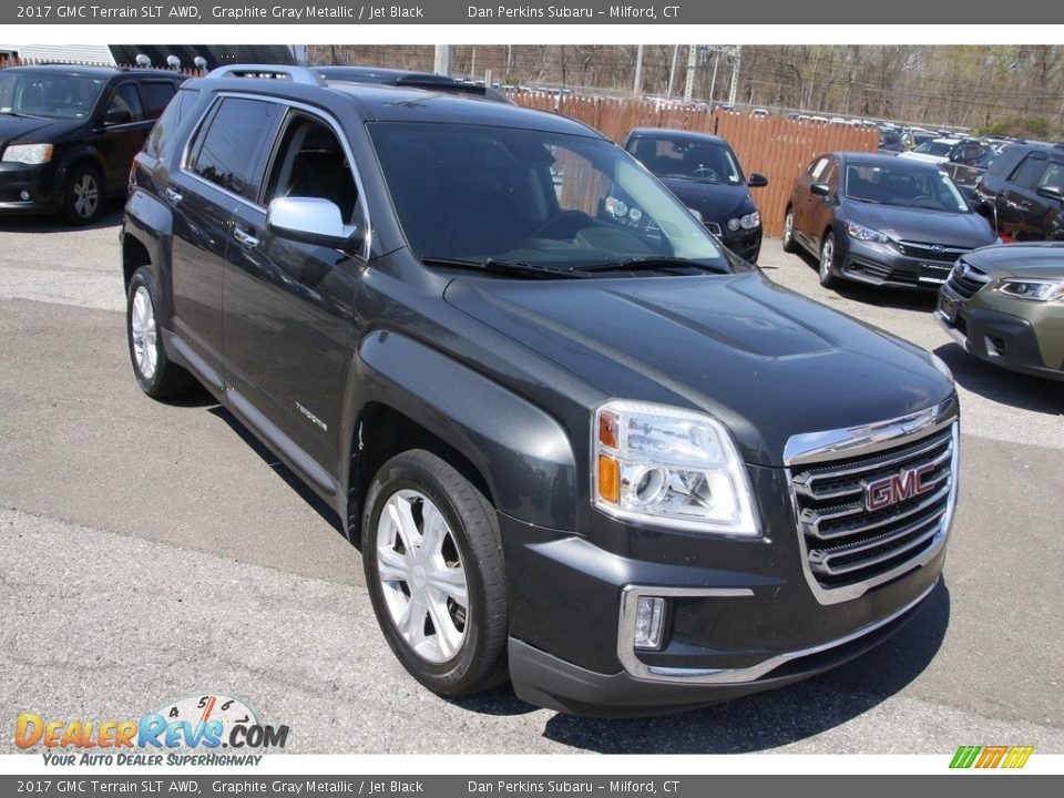 2017 GMC Terrain SLT AWD Graphite Gray Metallic / Jet Black Photo #3