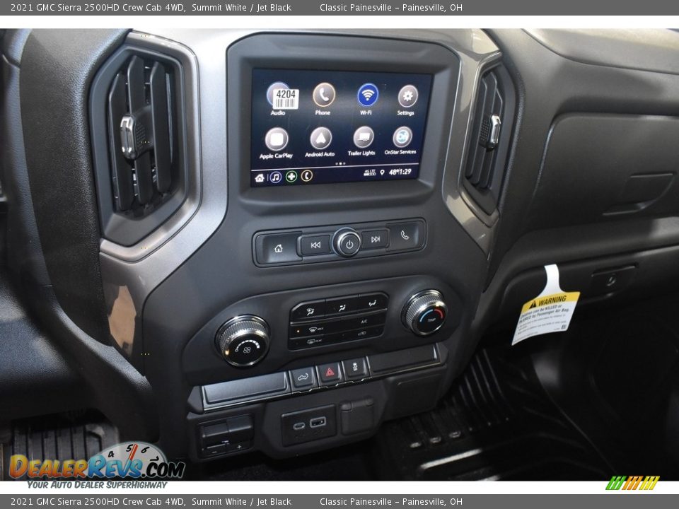 2021 GMC Sierra 2500HD Crew Cab 4WD Summit White / Jet Black Photo #11