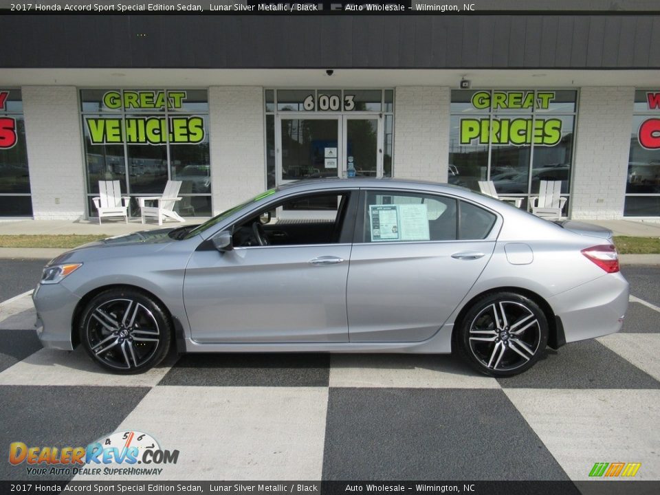 2017 Honda Accord Sport Special Edition Sedan Lunar Silver Metallic / Black Photo #1