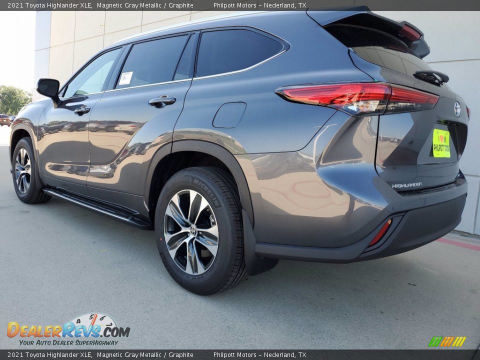 2021 Toyota Highlander XLE Magnetic Gray Metallic / Graphite Photo #11