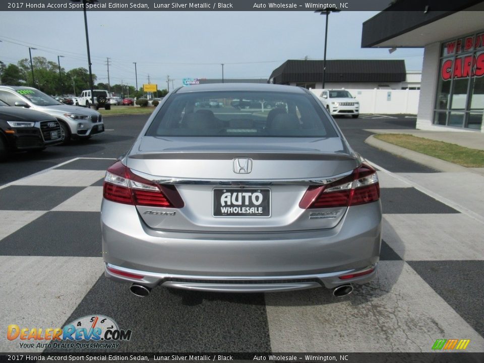 2017 Honda Accord Sport Special Edition Sedan Lunar Silver Metallic / Black Photo #4