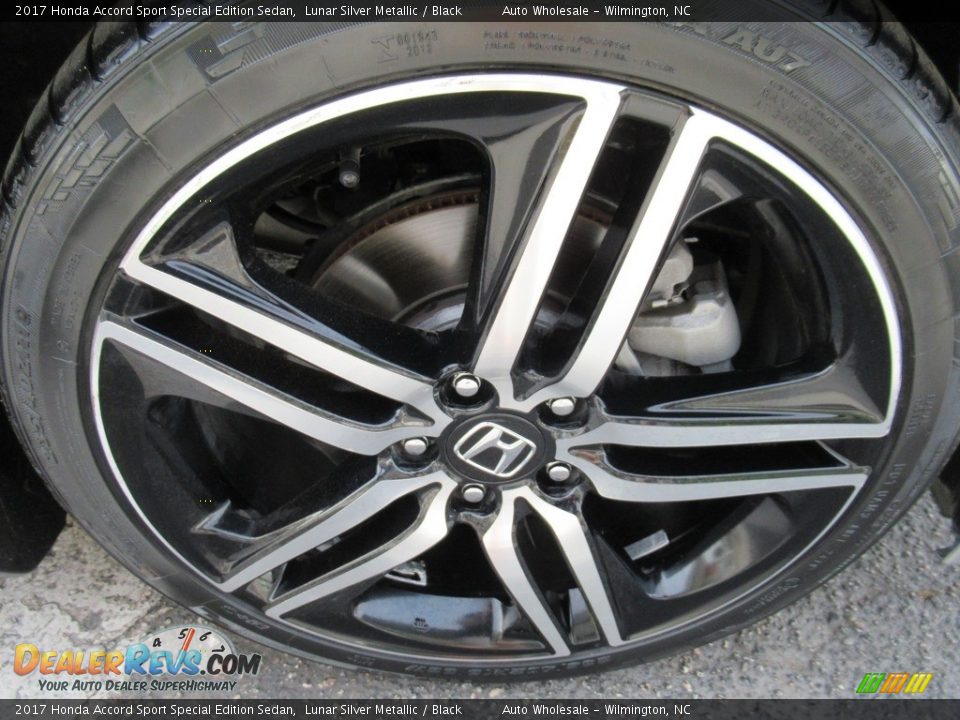 2017 Honda Accord Sport Special Edition Sedan Lunar Silver Metallic / Black Photo #7