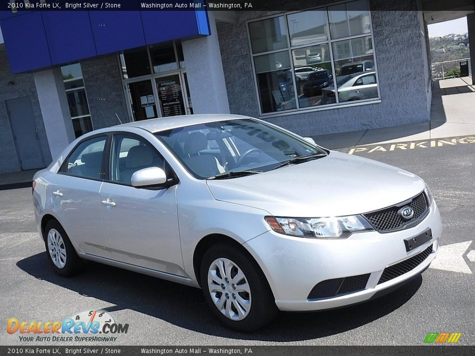 2010 Kia Forte LX Bright Silver / Stone Photo #1