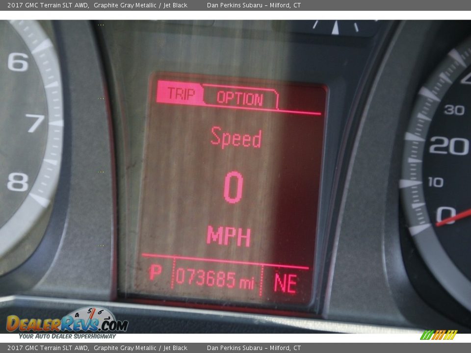 2017 GMC Terrain SLT AWD Graphite Gray Metallic / Jet Black Photo #17