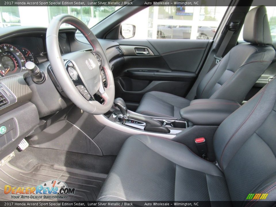 2017 Honda Accord Sport Special Edition Sedan Lunar Silver Metallic / Black Photo #10
