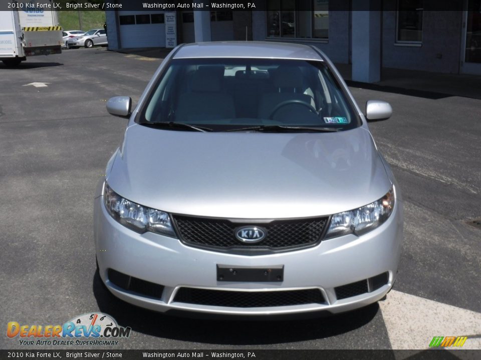 2010 Kia Forte LX Bright Silver / Stone Photo #4