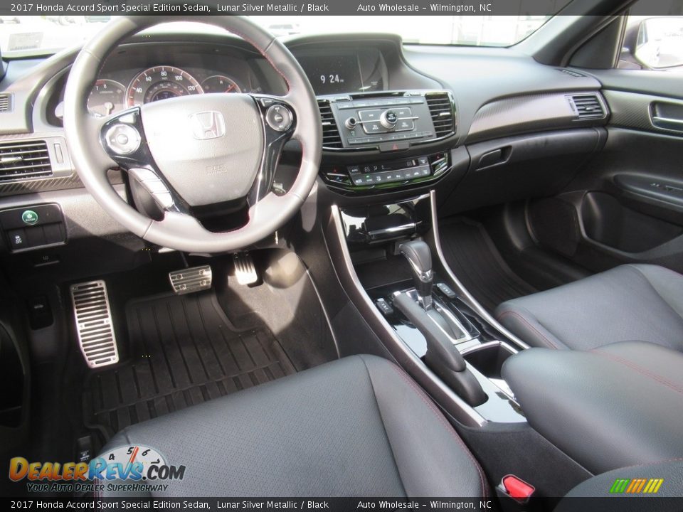 2017 Honda Accord Sport Special Edition Sedan Lunar Silver Metallic / Black Photo #14