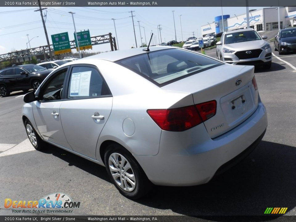 2010 Kia Forte LX Bright Silver / Stone Photo #7