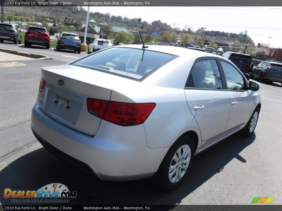 2010 Kia Forte LX Bright Silver / Stone Photo #9