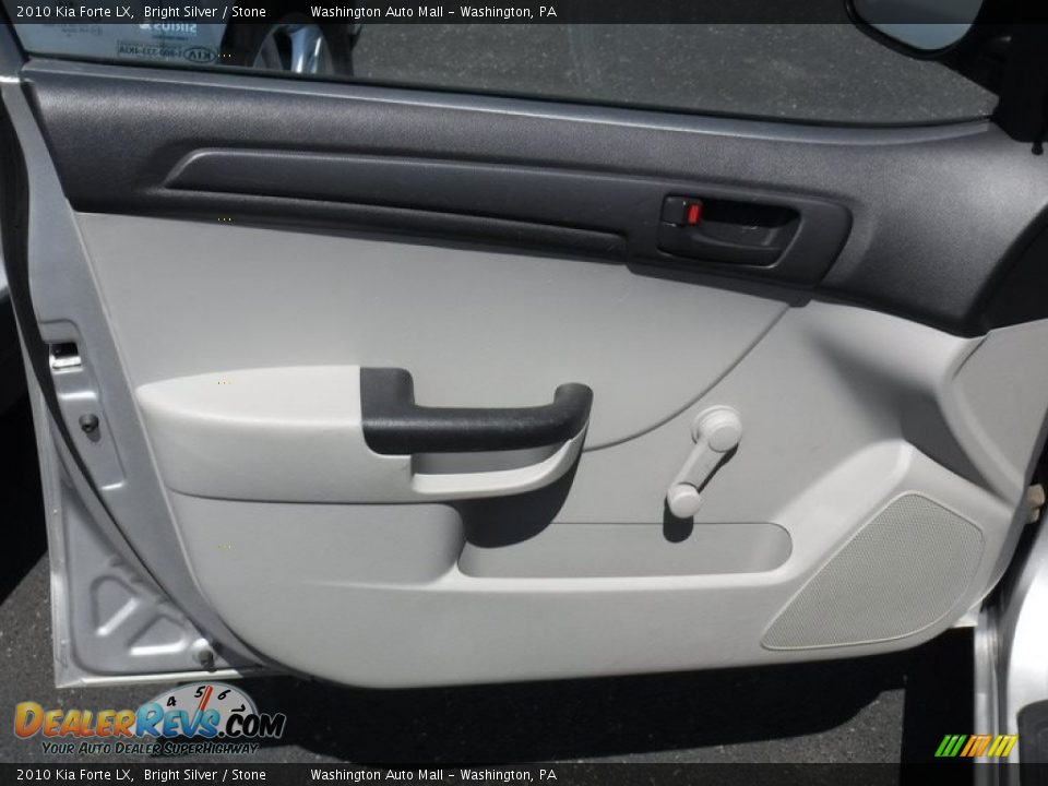 2010 Kia Forte LX Bright Silver / Stone Photo #10