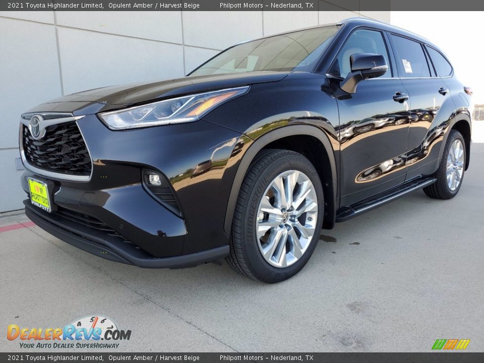 2021 Toyota Highlander Limited Opulent Amber / Harvest Beige Photo #2