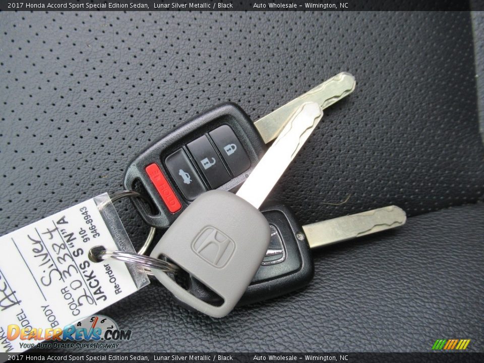 2017 Honda Accord Sport Special Edition Sedan Lunar Silver Metallic / Black Photo #20