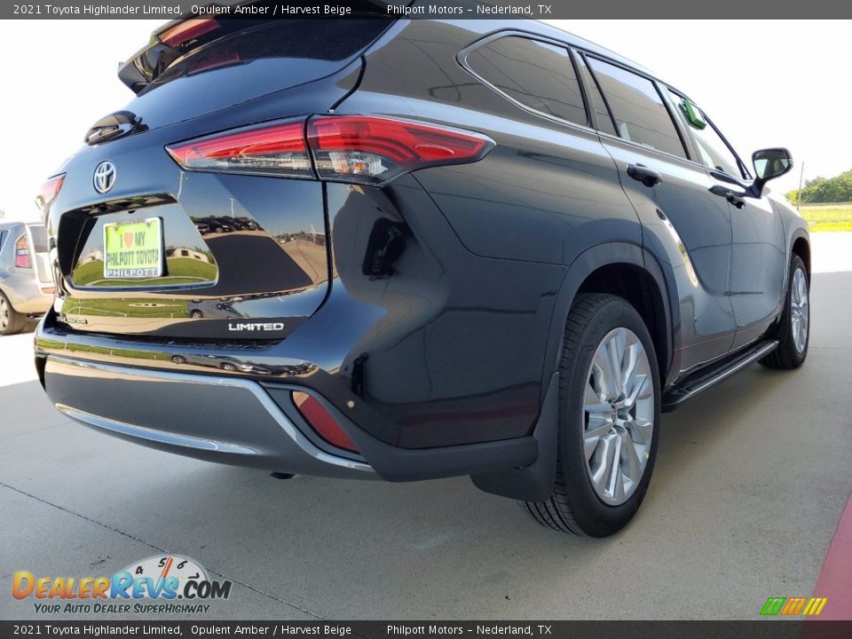 2021 Toyota Highlander Limited Opulent Amber / Harvest Beige Photo #3