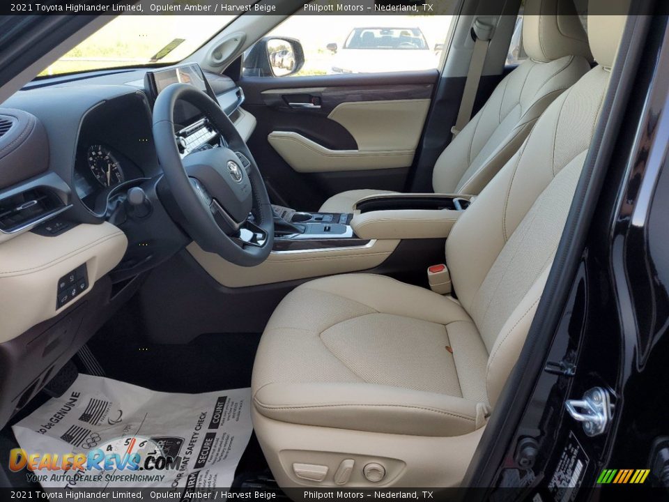 2021 Toyota Highlander Limited Opulent Amber / Harvest Beige Photo #4