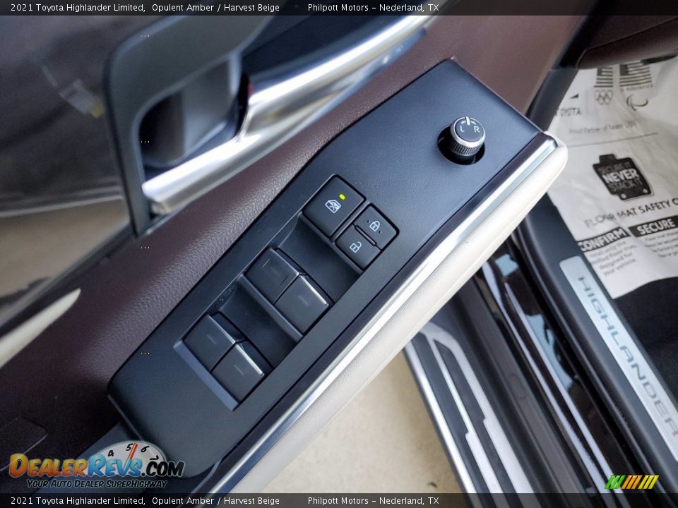 2021 Toyota Highlander Limited Opulent Amber / Harvest Beige Photo #14