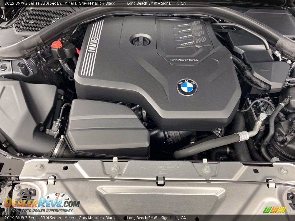 2019 BMW 3 Series 330i Sedan 2.0 Liter DI TwinPower Turbocharged DOHC 16-Valve VVT 4 Cylinder Engine Photo #12
