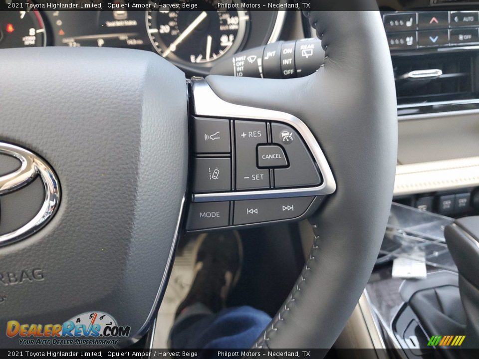 2021 Toyota Highlander Limited Opulent Amber / Harvest Beige Photo #17