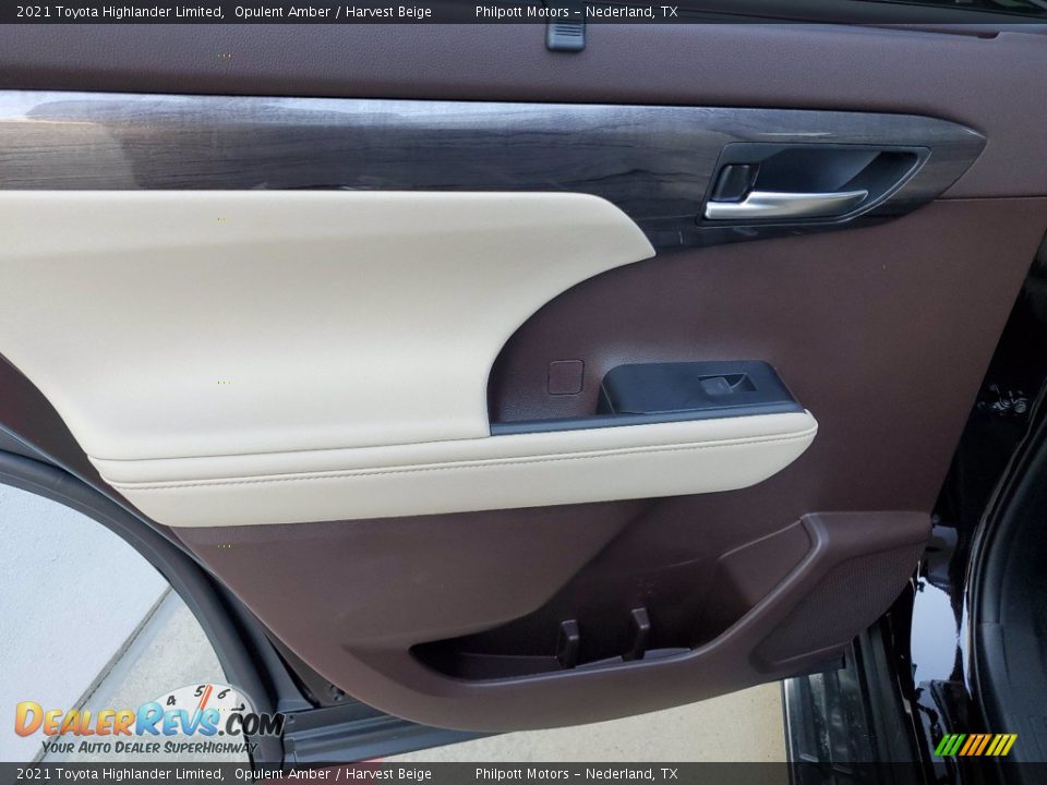 2021 Toyota Highlander Limited Opulent Amber / Harvest Beige Photo #24