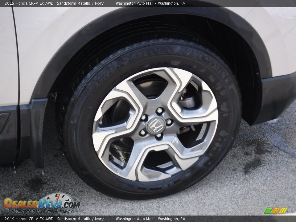 2019 Honda CR-V EX AWD Sandstorm Metallic / Ivory Photo #3