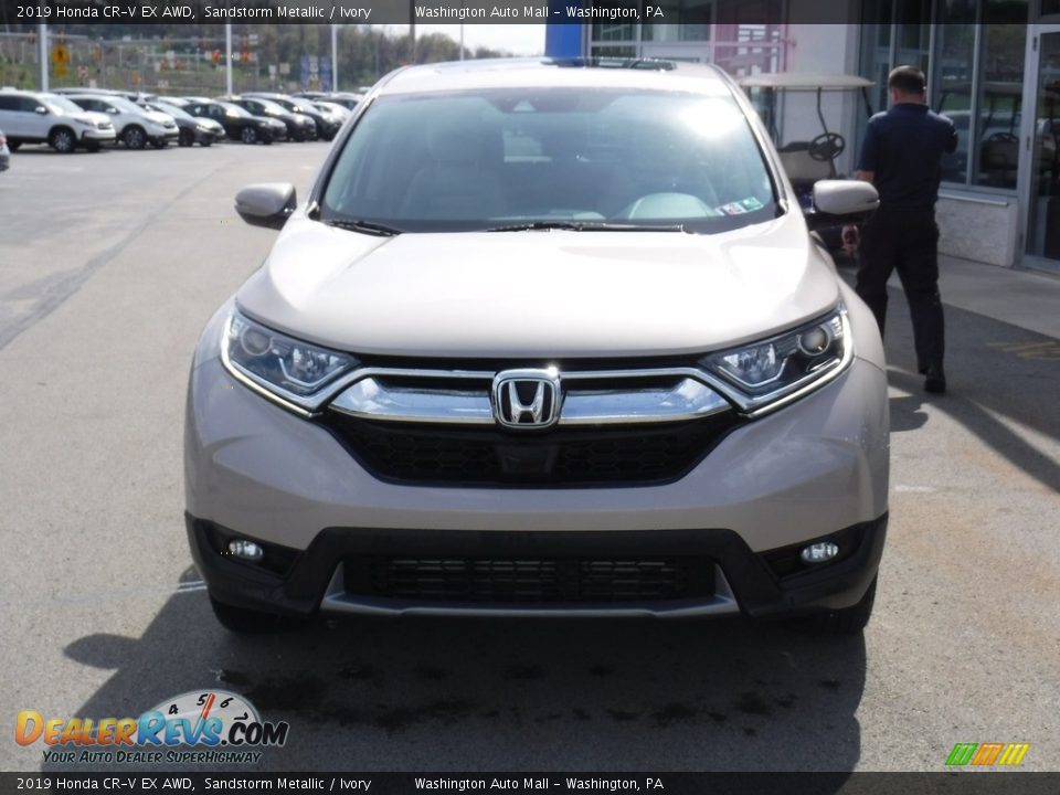 2019 Honda CR-V EX AWD Sandstorm Metallic / Ivory Photo #5