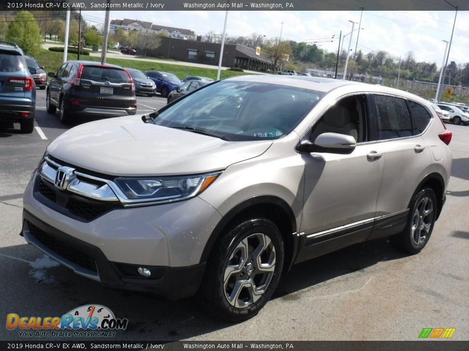 2019 Honda CR-V EX AWD Sandstorm Metallic / Ivory Photo #6
