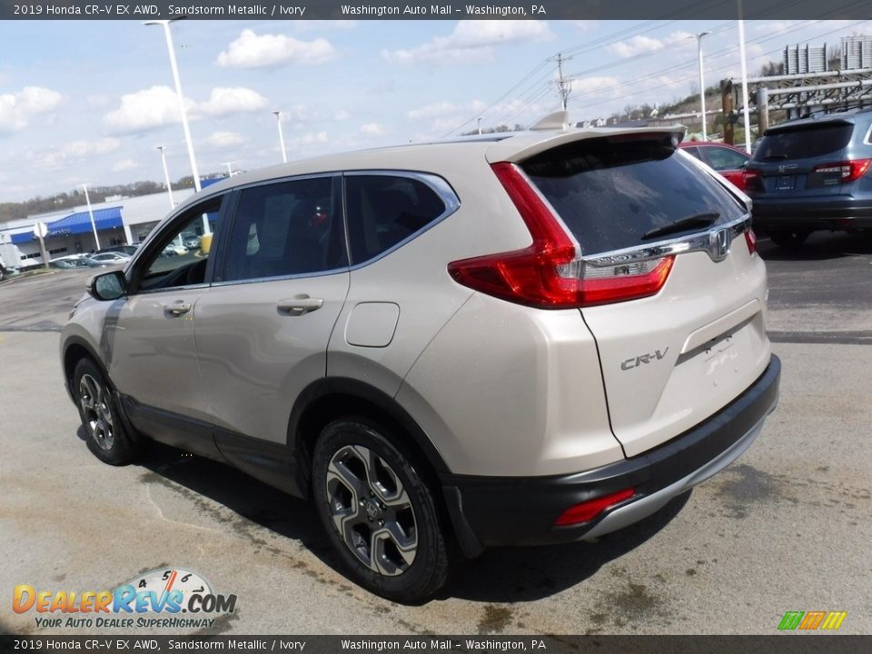2019 Honda CR-V EX AWD Sandstorm Metallic / Ivory Photo #8