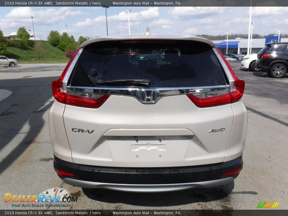 2019 Honda CR-V EX AWD Sandstorm Metallic / Ivory Photo #9