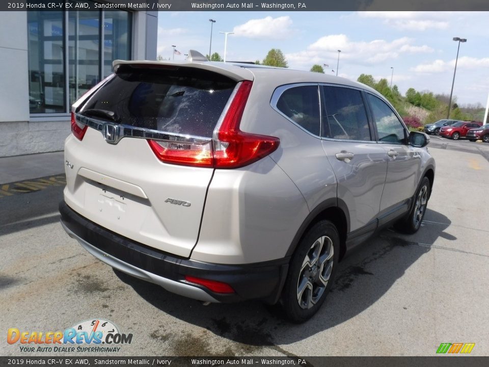 2019 Honda CR-V EX AWD Sandstorm Metallic / Ivory Photo #10
