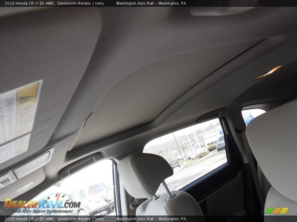 2019 Honda CR-V EX AWD Sandstorm Metallic / Ivory Photo #12