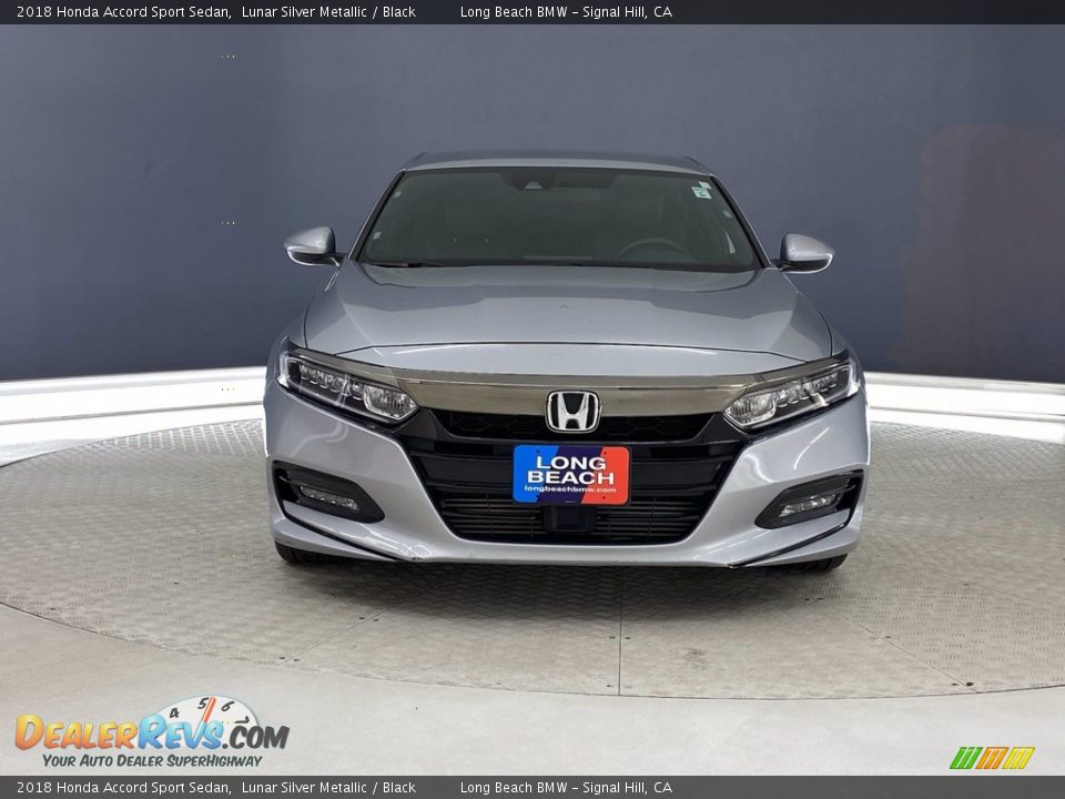 2018 Honda Accord Sport Sedan Lunar Silver Metallic / Black Photo #2