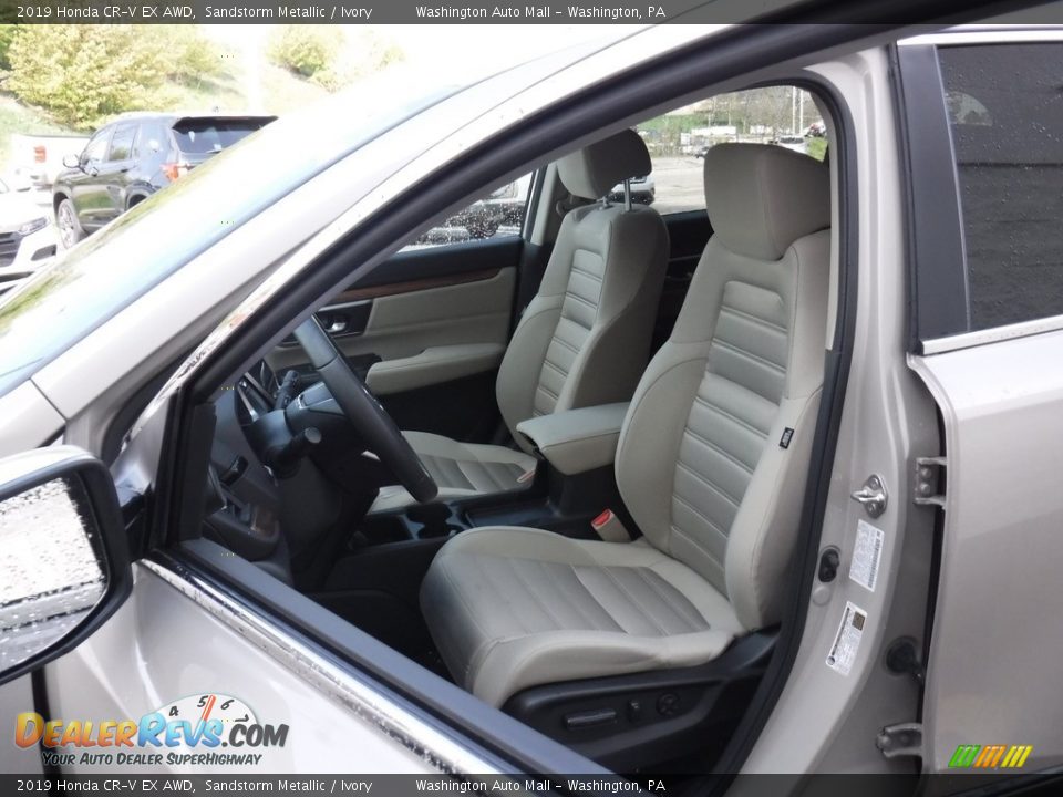 2019 Honda CR-V EX AWD Sandstorm Metallic / Ivory Photo #17