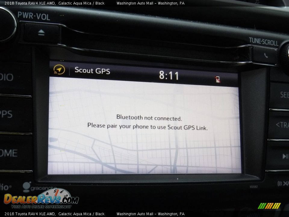 2018 Toyota RAV4 XLE AWD Galactic Aqua Mica / Black Photo #4