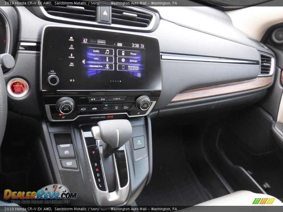 2019 Honda CR-V EX AWD Sandstorm Metallic / Ivory Photo #19