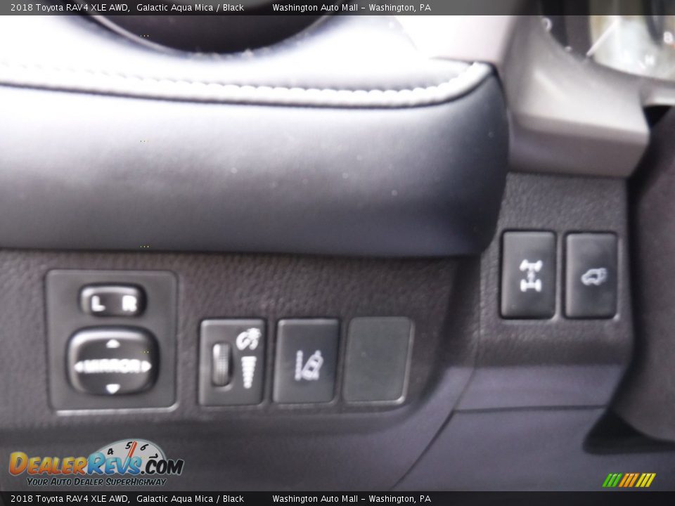 2018 Toyota RAV4 XLE AWD Galactic Aqua Mica / Black Photo #6
