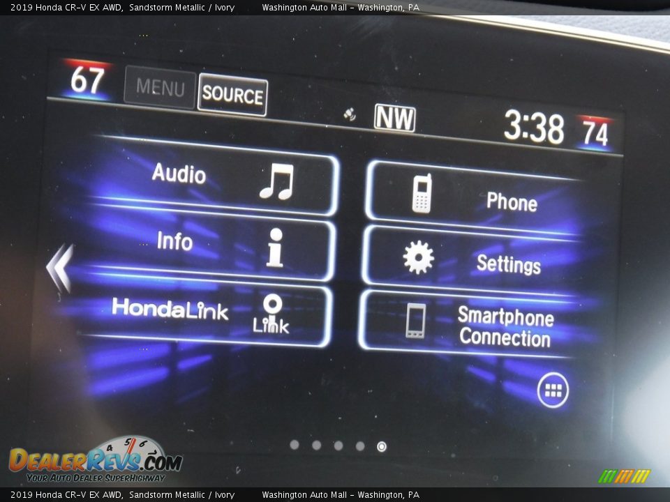 2019 Honda CR-V EX AWD Sandstorm Metallic / Ivory Photo #20