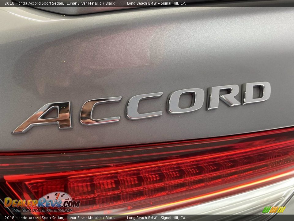 2018 Honda Accord Sport Sedan Lunar Silver Metallic / Black Photo #11