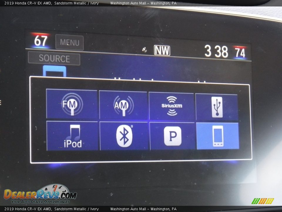 2019 Honda CR-V EX AWD Sandstorm Metallic / Ivory Photo #22