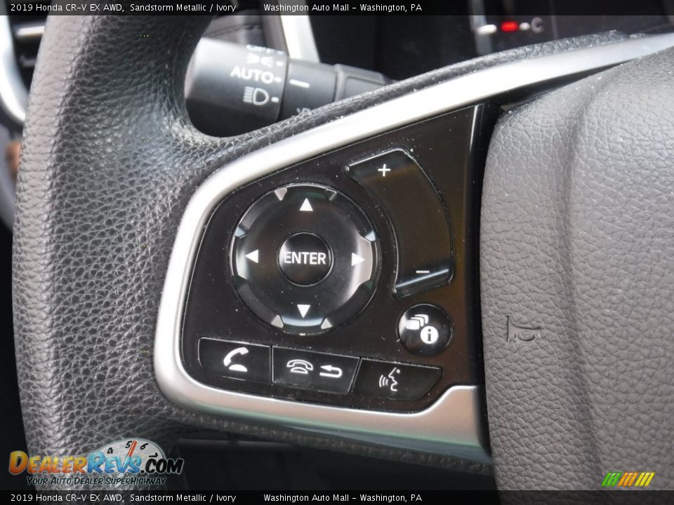 2019 Honda CR-V EX AWD Sandstorm Metallic / Ivory Photo #23