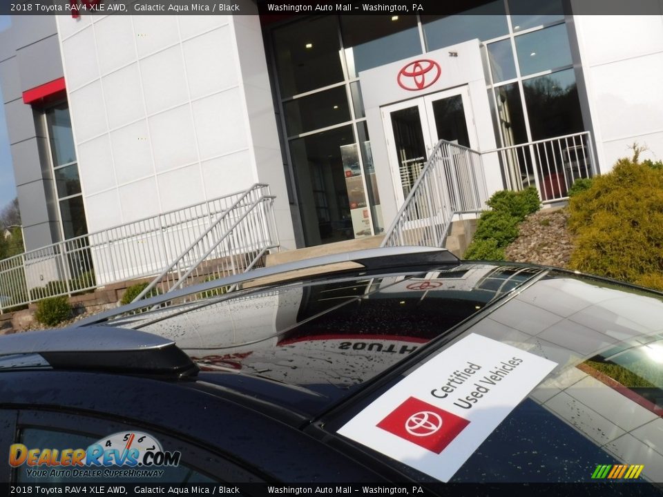 2018 Toyota RAV4 XLE AWD Galactic Aqua Mica / Black Photo #10