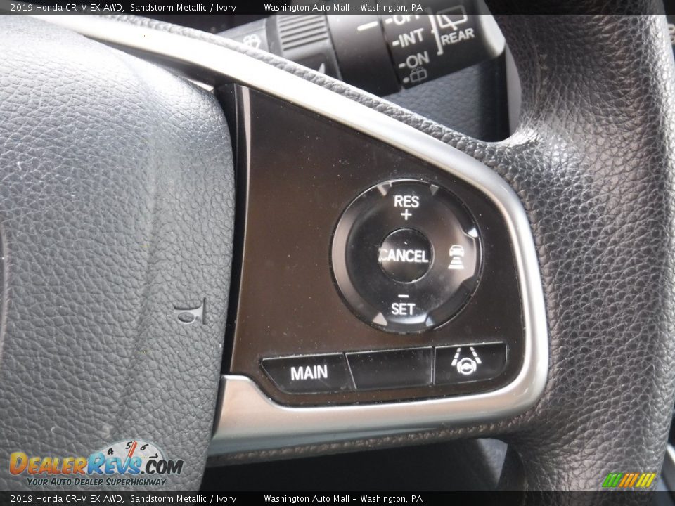 2019 Honda CR-V EX AWD Sandstorm Metallic / Ivory Photo #24