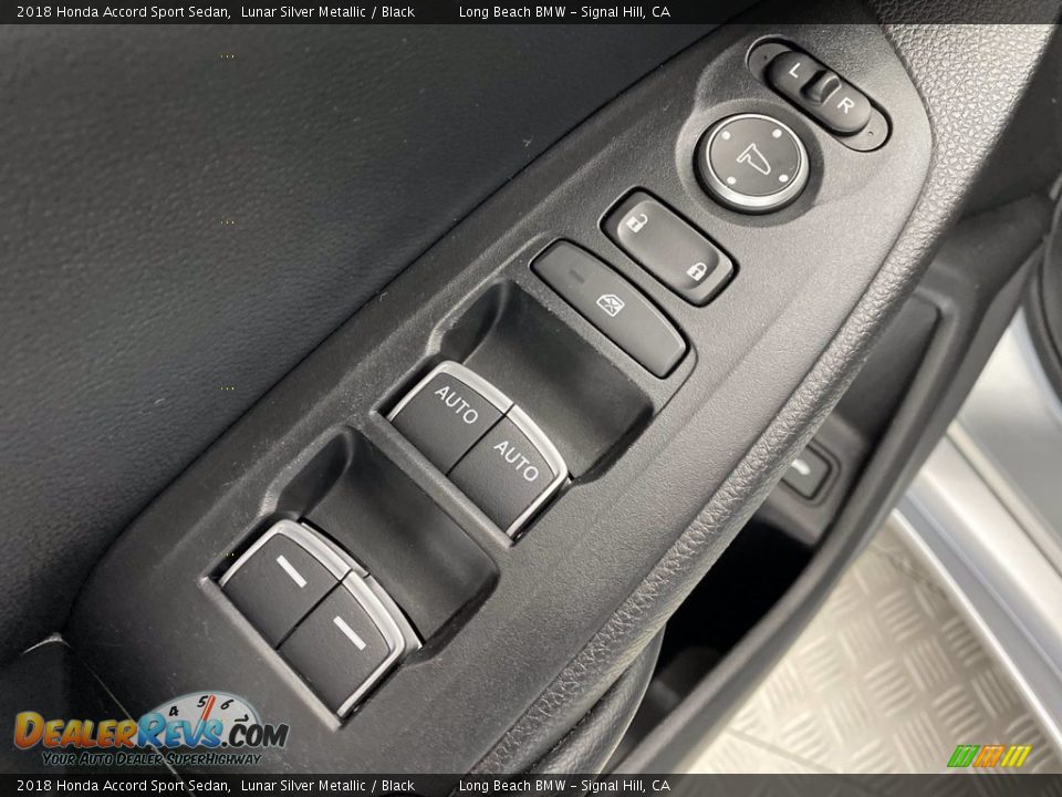 2018 Honda Accord Sport Sedan Lunar Silver Metallic / Black Photo #14
